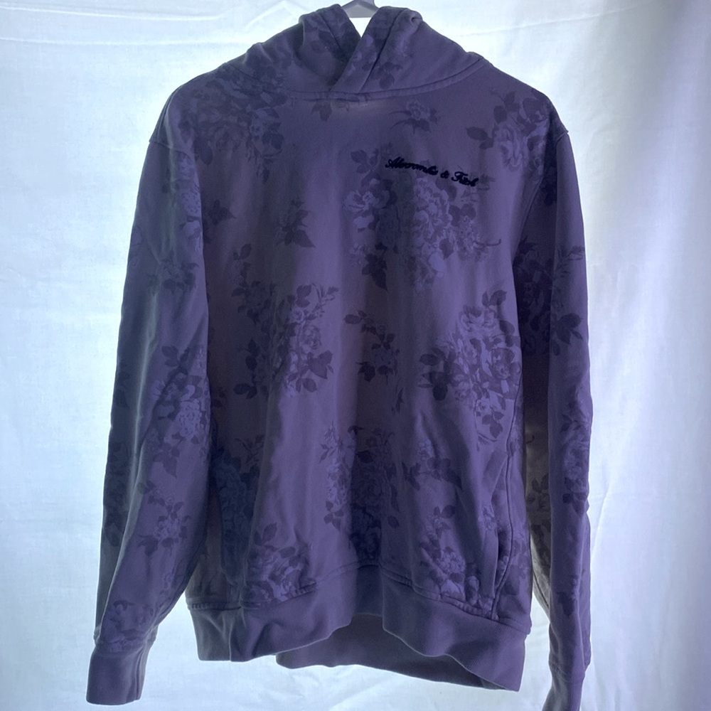 Abercrombie & Fitch | Floral Hoodie | Cream